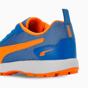 Cricket High Run Men's Shoes, Bluemazing-Orange Glow-PUMA White, extralarge-IND