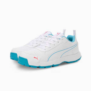 Cricket Classic Cat Men's Shoes, PUMA White-Ethereal Blue, extralarge-IND