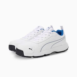 Cricket Classic Cat Men's Shoes, PUMA White-PUMA Navy-PUMA Team Royal Blue, extralarge-IND