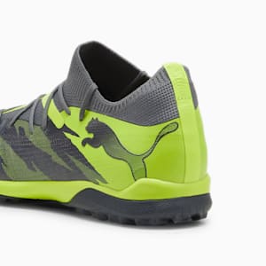 FUTURE 7 MATCH RUSH TT Men's Soccer Cleats, Strong Gray-Cool Dark Gray-Electric Lime, extralarge