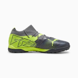 FUTURE 7 MATCH RUSH TT Men's Soccer Cleats, Strong Gray-Cool Dark Gray-Electric Lime, extralarge