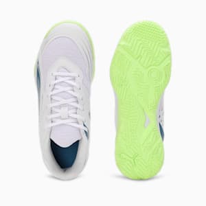 Solarflash III Youth Indoor Sports Shoes, PUMA White-Blue Horizon, extralarge-IND