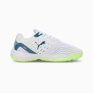 Solarflash III Youth Indoor Sports Shoes, PUMA White-Blue Horizon, extralarge-IND