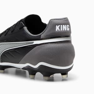 KING MATCH FG/AG Football Boots, PUMA Black-PUMA White-Cool Dark Gray, extralarge-IND