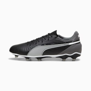 KING MATCH FG/AG Football Boots, PUMA Black-PUMA White-Cool Dark Gray, extralarge-IND
