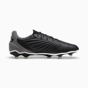 KING MATCH FG/AG Unisex Football Boots, PUMA Black-PUMA White-Cool Dark Gray, extralarge-IND