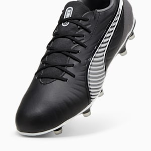 KING MATCH FG/AG Football Boots, PUMA Black-PUMA White-Cool Dark Gray, extralarge-IND