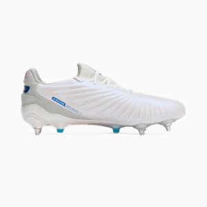 メンズ キング アルティメット MXSG サッカースパイク, PUMA White-Bluemazing-Flat Light Gray-Sunset Glow, extralarge-JPN