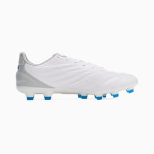 メンズ キング プロ HG サッカースパイク, PUMA White-Bluemazing-Flat Light Gray, extralarge-JPN