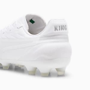 メンズ キング マッチ ワイド HG サッカースパイク, PUMA White-PUMA Silver, extralarge-JPN