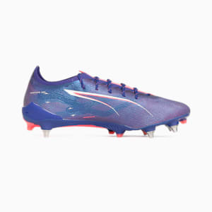 メンズ ウルトラ 5 アルティメット MXSG サッカースパイク, Lapis Lazuli-PUMA White-Sunset Glow, extralarge-JPN