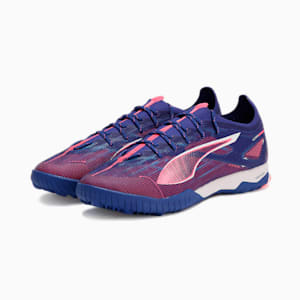 メンズ ウルトラ 5 プロ ケージ サッカー トレーニングシューズ, Lapis Lazuli-PUMA White-Sunset Glow, extralarge-JPN