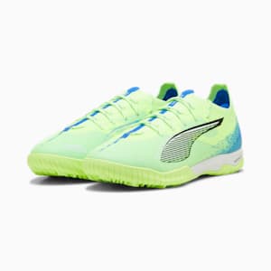 ULTRA 5 PRO CAGE Men's Turf Training Soccer Cleats, Fizzy Apple-PUMA White-Bluemazing, extralarge