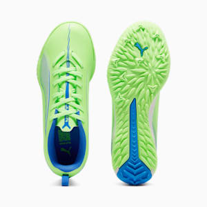キッズ ウルトラ 5 プレイ TT + ミッド サッカー トレーニングシューズ 20-24.5cm, Fizzy Apple-PUMA White-Bluemazing, extralarge-JPN