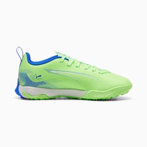 キッズ ウルトラ 5 プレイ TT + ミッド サッカー トレーニングシューズ 20-24.5cm, Fizzy Apple-PUMA White-Bluemazing, extralarge-JPN