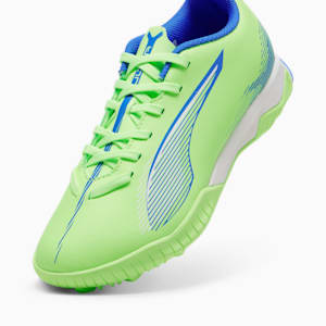 キッズ ウルトラ 5 プレイ TT + ミッド サッカー トレーニングシューズ 20-24.5cm, Fizzy Apple-PUMA White-Bluemazing, extralarge-JPN