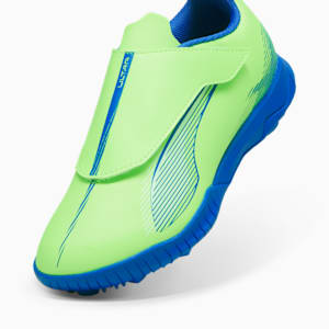 キッズ ウルトラ 5 プレイ V TT サッカー トレーニングシューズ 17-22.5cm, Fizzy Apple-PUMA White-Sunset Glow, extralarge-JPN