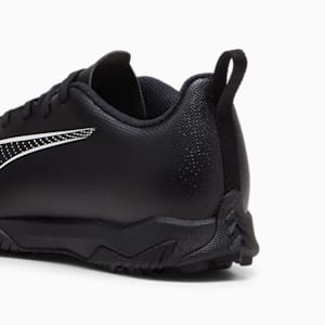 ULTRA 5 PLAY Turf Trainer Kids' Soccer Cleats, PUMA Black-PUMA White, extralarge
