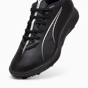 Tacos de fútbol ULTRA 5 PLAY TT juvenil, PUMA Black-PUMA White, extralarge