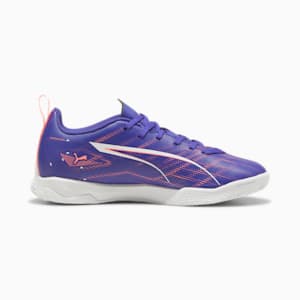 ULTRA 5 PLAY IT Youth Indoor Court Shoes, Lapis Lazuli-PUMA White-Sunset Glow, extralarge-IND
