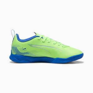 ULTRA 5 PLAY IT Youth Indoor Court Shoes, Fizzy Apple-PUMA White-Bluemazing, extralarge-IND