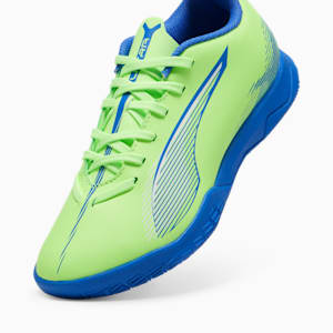 ULTRA 5 PLAY IT Youth Indoor Court Shoes, Fizzy Apple-PUMA White-Bluemazing, extralarge-IND