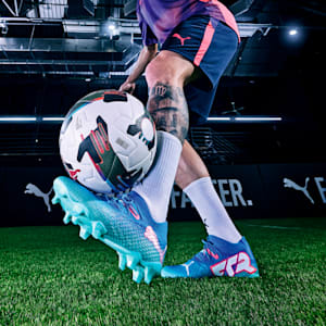 FUTURE 7 ULTIMATE FG/AG Football Boots, Bluemazing-PUMA White-Electric Peppermint, extralarge-IND