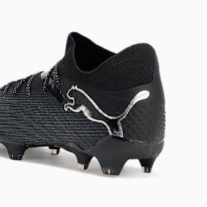 FUTURE 7 ULTIMATE Firm Ground/Artificial Ground Men's Soccer Cleats, PUMA Black-Puma Silver, extralarge