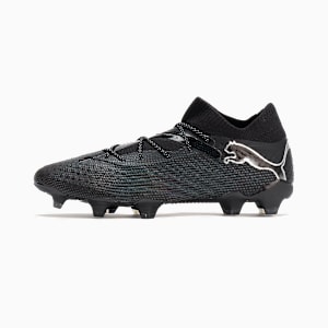 Tacos de fútbol FUTURE 7 ULTIMATE FG/AG, PUMA Black-Puma Silver, extralarge