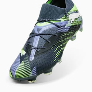 FUTURE 7 ULTIMATE Firm Ground/Artificial Ground Men's Soccer Cleats, Gray Skies-PUMA White-Fizzy Apple, extralarge