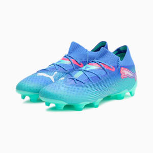 ウィメンズ フューチャー 7 アルティメット FG/AG サッカースパイク, Bluemazing-PUMA White-Electric Peppermint, extralarge-JPN