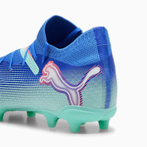 Chaussures de soccer à crampons pour terrain dur/terrain artificiel FUTURE 7 PRO Homme, Bluemazing-PUMA White-Electric Peppermint, extralarge