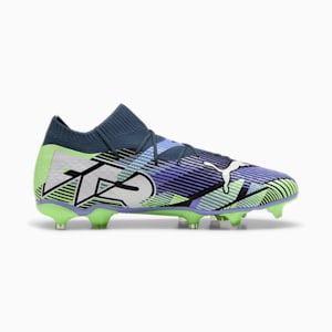 Tacos de fútbol FUTURE 7 PLAY FG/AG, Gray Skies-PUMA White-Fizzy Apple, extralarge