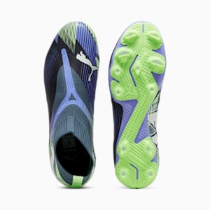 FUTURE 7 MATCH FG/AG Laceless Unisex Football Boots, Gray Skies-PUMA White-Fizzy Apple, extralarge-IND