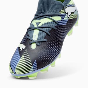 FUTURE 7 MATCH FG/AG Women's Football Boots, Gray Skies-PUMA White-Fizzy Apple, extralarge-IND