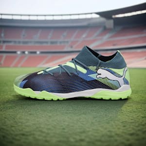 FUTURE 7 MATCH TT Football Boots, Gray Skies-PUMA White-Fizzy Apple, extralarge-IND