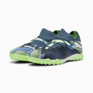 FUTURE 7 MATCH TT Football Boots, Gray Skies-PUMA White-Fizzy Apple, extralarge-IND