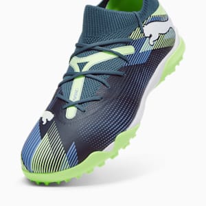 FUTURE 7 MATCH TT Football Boots, Gray Skies-PUMA White-Fizzy Apple, extralarge-IND