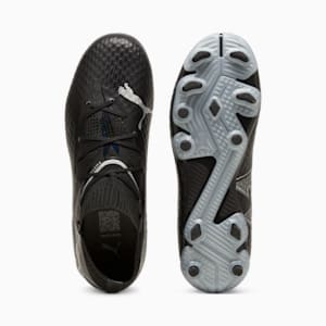 FUTURE 7 PRO Firm Ground/Artificial Ground Kids' Soccer Cleats, PUMA Black-PUMA Silver, extralarge
