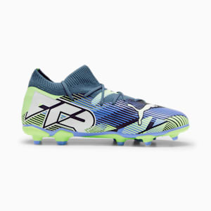 Tacos de fútbol FUTURE 7 MATCH FG/AG, Gray Skies-PUMA White-Fizzy Apple, extralarge