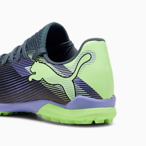 キッズ フューチャー 7 プレイ TT + ミッド サッカー トレーニングシューズ 20-24.5cm, Gray Skies-Elektro Purple-Fizzy Apple-PUMA White, extralarge-JPN