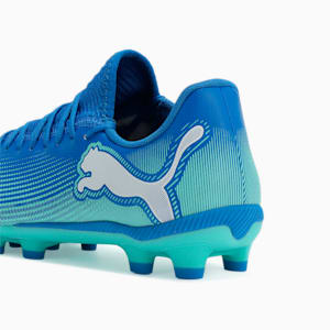 キッズ フューチャー 7 プレイ HG + ミッド サッカースパイク 20-24.5cm, Hyperlink Blue-Mint-PUMA White, extralarge-JPN