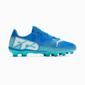 キッズ フューチャー 7 プレイ HG + ミッド サッカースパイク 20-24.5cm, Hyperlink Blue-Mint-PUMA White, extralarge-JPN