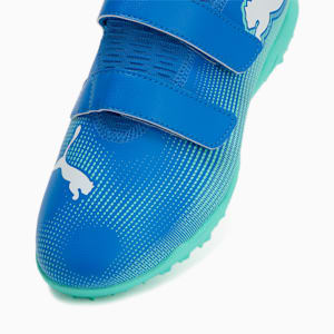 キッズ フューチャー 7 プレイ TT V サッカー トレーニングシューズ 17-24.5cm, Hyperlink Blue-Mint-PUMA White, extralarge-JPN