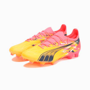 メンズ ウルトラ アルティメット CP FG/AG サッカー スパイク, Sun Stream-PUMA Navy-Sunset Glow, extralarge-JPN