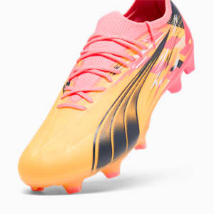 PUMA x Christian Pulisic ULTRA ULTIMATE Firm Ground/Artificial Ground&nbsp;Men's Soccer Cleats, Sun Stream-PUMA Navy-Sunset Glow, extralarge