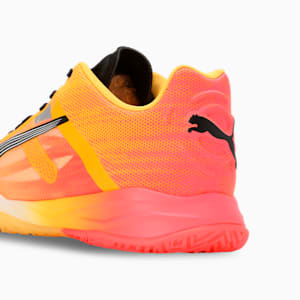 Accelerate NITRO™ SQD Indoor Court Shoes, Sun Stream-Sunset Glow-PUMA Black, extralarge-IND