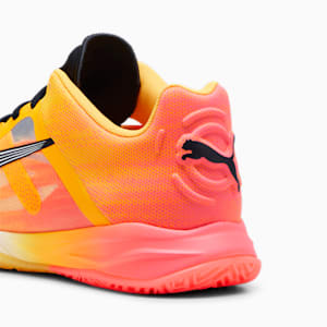 Accelerate NITRO™ SQD Court Shoes, Sun Stream-Sunset Glow-PUMA Black, extralarge