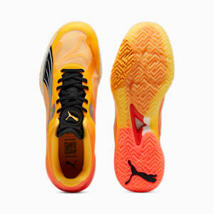 Accelerate NITRO™ SQD Court Shoes, Sun Stream-Sunset Glow-PUMA Black, extralarge