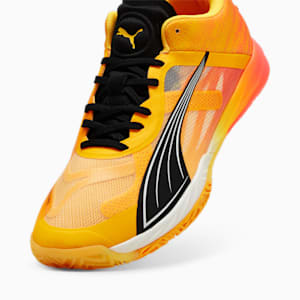 Accelerate NITRO™ SQD Court Shoes, Sun Stream-Sunset Glow-PUMA Black, extralarge